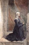 GHIRLANDAIO, Domenico Portrait of the Donor Nera Corsi Sassetti France oil painting artist
